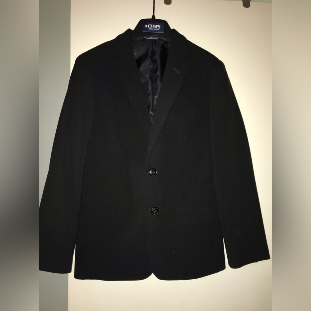 Boys black dress blazer